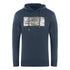 Cavalli Class Zebra Print Logo Navy Blue Hoodie
