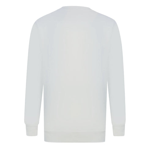 Diesel S Gir Div P Pacth Logo White Sweater