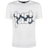 Just Cavalli Snake Wrapped Logo White T Shirt
