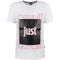 Just Cavalli Box Logo White T Shirt