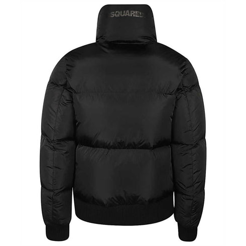 Dsquared2 Neck Logo Black Down Jacket - Nova Clothing