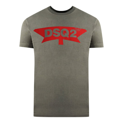 Dsquared2 Bold Logo Grey T Shirt