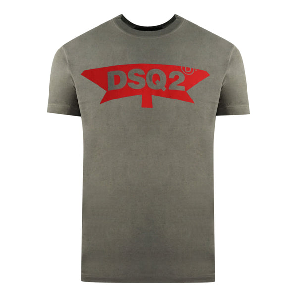 Dsquared2 Bold Logo Grey T Shirt