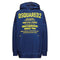 Dsquared2 Born To Be A Fighter Oversize Blue Hoodie S74GU0431 478