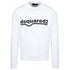 Dsquared2 Classic Raglan Fit Logo White Sweater - Nova Clothing