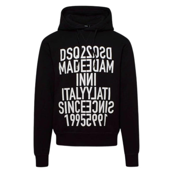 Dsquared2 Made In Italy Since 1995 Black Hoodie - Nova Clothing