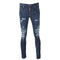 Dsquared2 Skater Jean Destroyed Stud Pocket Jeans - Nova Clothing
