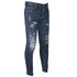 Dsquared2 Skater Jean Destroyed Stud Pocket Jeans - Nova Clothing