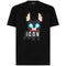 Dsquared2 Icons Pixel Dog Logo Cool Fit Black T Shirt