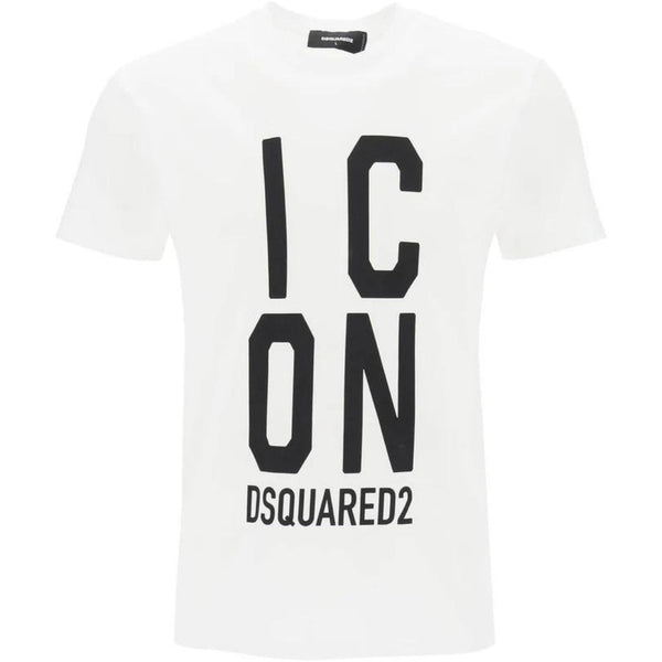 Dsquared2 Bold Icon Logo Cool Fit White T Shirt