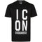 Dsquared2 Bold Icon Logo Cool Fit Black T Shirt