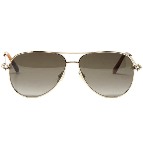 Jimmy Choo Sansa 0J5G Ha Gold Sunglasses