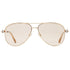 Jimmy Choo Pink Lens Sansa Gold Sunglasses