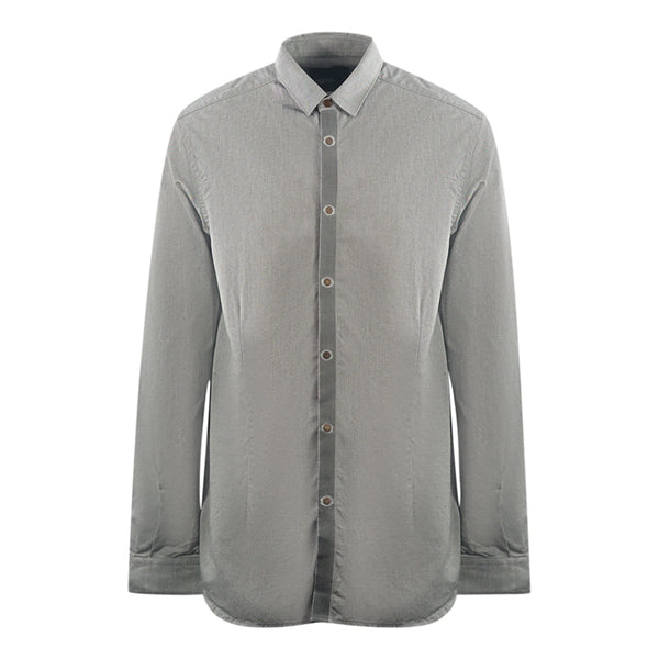 Diesel Black Gold Plain Grey Long Sleeve Shirt