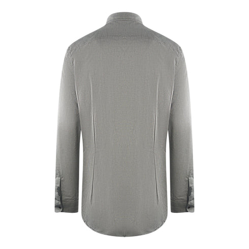 Diesel Black Gold Plain Grey Long Sleeve Shirt