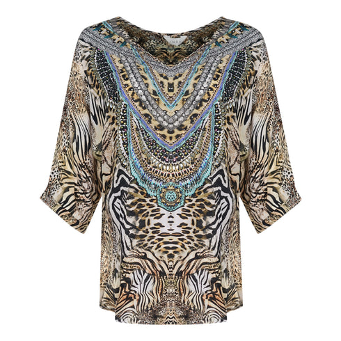 Inoa Savannah 12008 Grey Silk Fish Top Savannah 12008 Fish Top