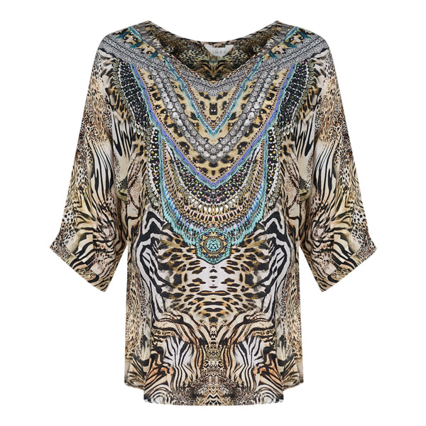 Inoa Savannah 12008 Grey Silk Fish Top Savannah 12008 Fish Top