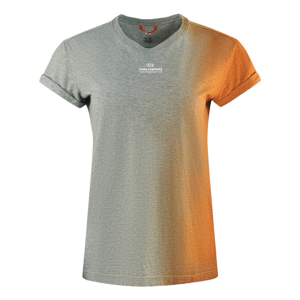 Parajumpers Shaded Tee Orange Grey Shaded T Shirt Shaded Tee 797617