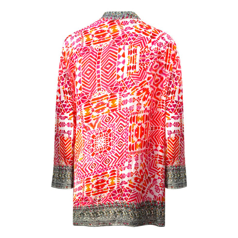 Inoa Shiraz 1923 Red Box Kimono Cover Up