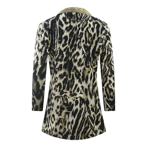 Inoa Siberia 192 Animal Print Grey Jacket