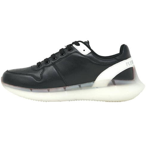 Plein Sport Silver Tiger Logo Black Sneakers SIPS1008 99