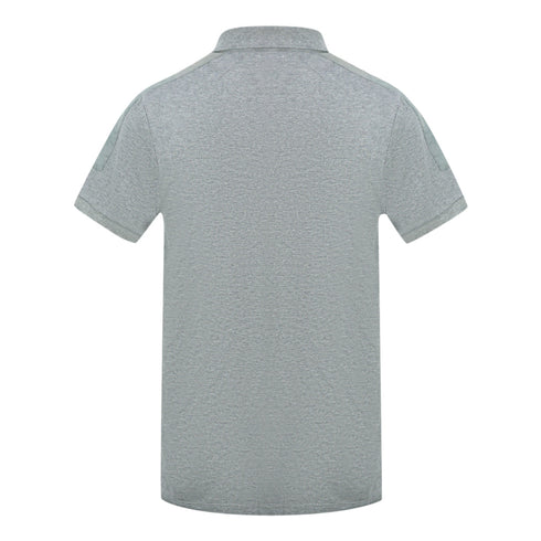 Lyle Scott Grey Fabric Mix Polo Shirt
