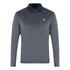 Lyle Scott Golf Venteech Long Sleeve Dark Grey Polo Shirt