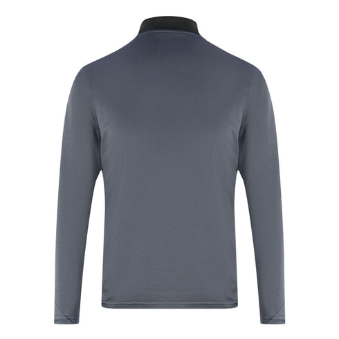 Lyle Scott Golf Venteech Long Sleeve Dark Grey Polo Shirt