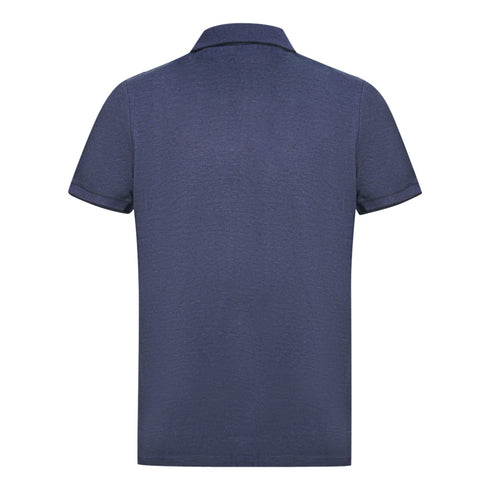 Lyle Scott Navy Oxford Polo Shirt