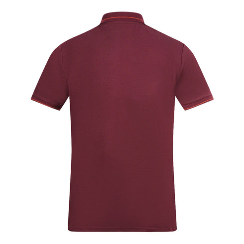 Lyle Scott Battle Rust Branded Collar Polo Shirt