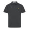 Lyle Scott Jet Black Contour Placket Polo Shirt