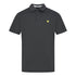 Lyle Scott Jet Black Contour Placket Polo Shirt
