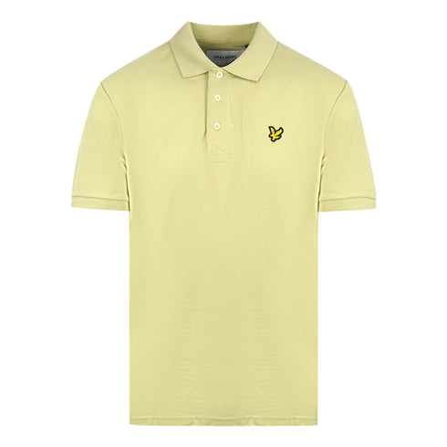 Lyle & Scott Natural Green Plain Polo Shirt SP400VOG W591