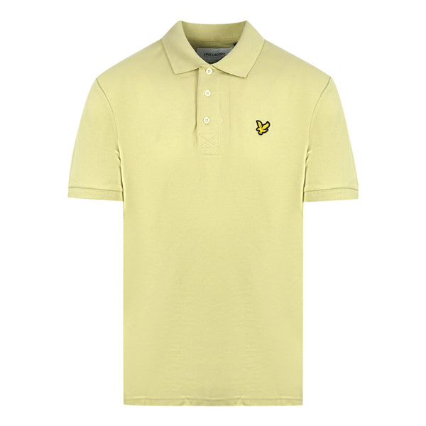 Lyle & Scott Natural Green Plain Polo Shirt SP400VOG W591