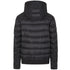 Belstaff Stadia Signal Orange Detail Black Down Filled Jacket