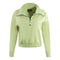 Parajumpers Stand Tisane Green Half-Zip Crop Sweatshirt Stand 202