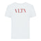 Valentino Vltn Logo White T Shirt Sv3Mg10V3Le A33 - Style Centre Wholesale