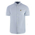 Lyle Scott Blue Short Sleeved Casual Oxford Shirt