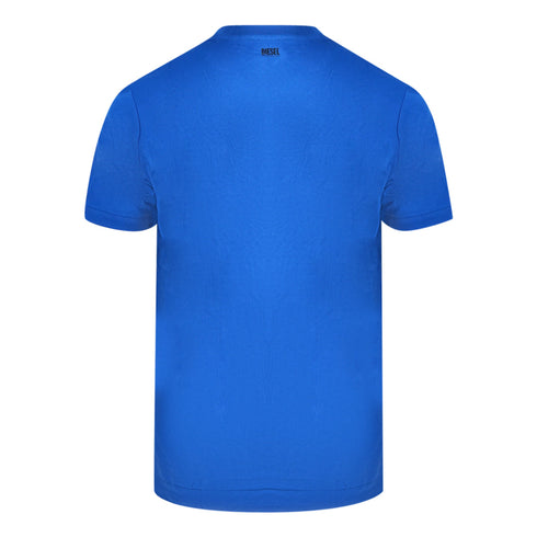 Diesel T Cherubik New Blue V Neck T Shirt