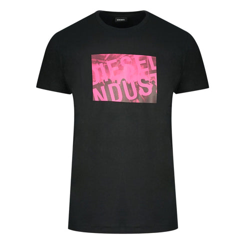 Diesel T Diego K16 Box Logo Black T Shirt