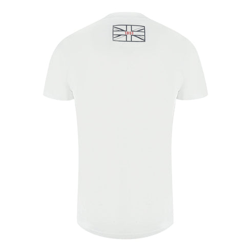 Aquascutum London 1851 Tape Logo White T Shirt