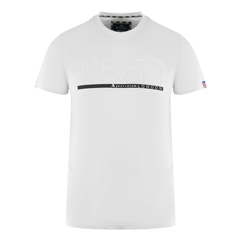 Aquascutum London 1851 White T Shirt