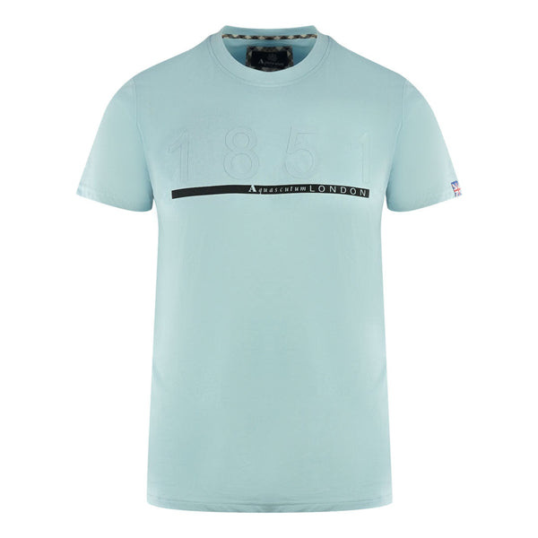 Aquascutum London 1851 Sky Blue T-Shirt T00223 78