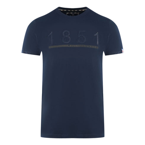 Aquascutum London 1851 Navy Blue T Shirt