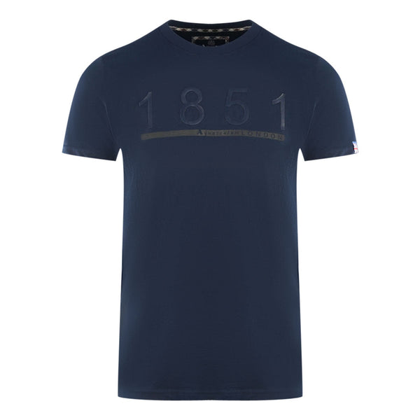 Aquascutum London 1851 Navy Blue T Shirt