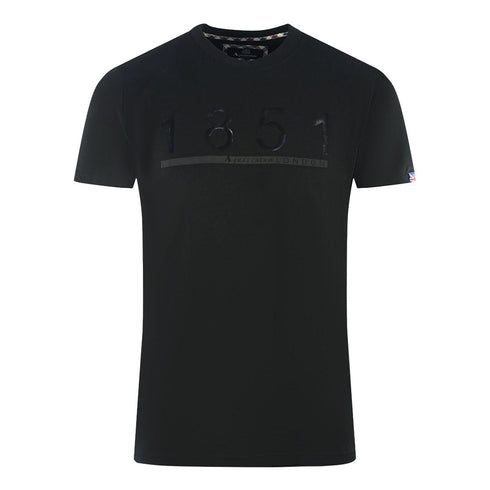 Aquascutum London 1851 Black T Shirt