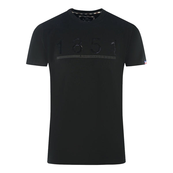 Aquascutum London 1851 Black T Shirt
