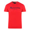 Aquascutum London Brand Logo Red T-Shirt T00323