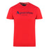 Aquascutum London Brand Logo Red T-Shirt T00323