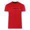 Aquascutum London 1851 Split Logo Red T Shirt